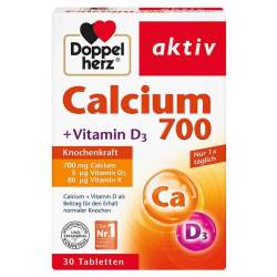 DOPPELHERZ Calcium 700+Vitamin D3 Tabletten