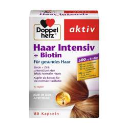 DOPPELHERZ Haar Intensiv+Biotin Kapseln