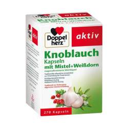 DOPPELHERZ KNOBLAUCH KAPSELN MIT MISTEL U.Weißdorn 270 St.