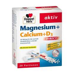 DOPPELHERZ Magnesium+Calcium+D3 DIRECT Pellets