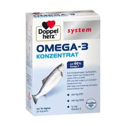 DOPPELHERZ Omega-3 Konzentrat system Kapseln