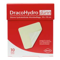 DracoHydro dünn Transp.Hydrokoll.Wundverb.10St. 10x 10 cm