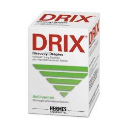 DRIX® Bisacodyl Dragées, 5 mg 200 magensaftresistente Tabletten