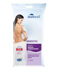 DUNIWELL Einmal Waschhandschuhe sensitiv