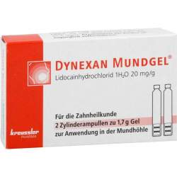 DYNEXAN Mundgel®, 2% Gel 2 Zylinderamp. à 1,7g