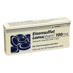 Eisensulfat Lomapharm® 100 mg 20 Filmtbl.