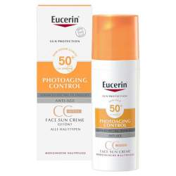 EUCERIN Sun CC Creme getönt mittel LSF 50+