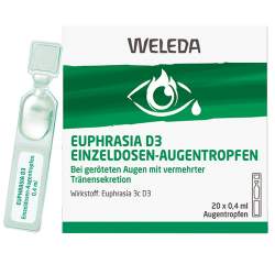 Euphrasia D3 Einzeldosen-Augentropfen 20x0,4 ml