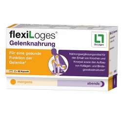 flexiLoges® Gelenknahrung 120 Kapseln = 60 Kaps. Morgen + 60 Kaps. Abend