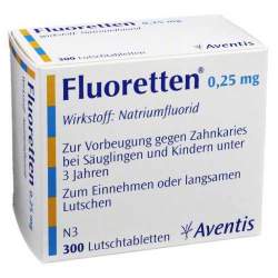 Fluoretten® 0,25 mg, 300 Lutschtabletten