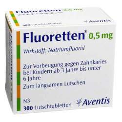 Fluoretten® 0,5 mg, 300 Lutschtabletten