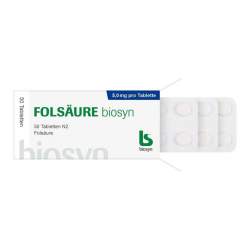 FOLSÄURE biosyn 5,0 mg pro Tablette, 50 Tbl.