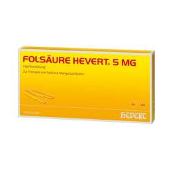 Folsäure Hevert 5 mg Injektionslösung 10 Amp.