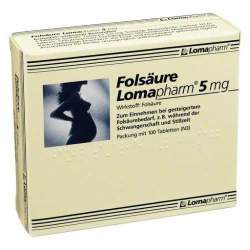 Folsäure Lomapharm® 5 mg 100 Filmtbl.