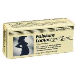 Folsäure Lomapharm® 5 mg 50 Filmtbl.