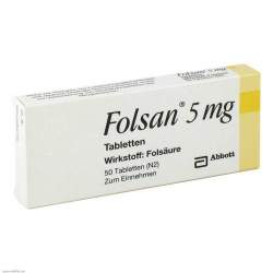 Folsan® 5 mg 50 Tbl.