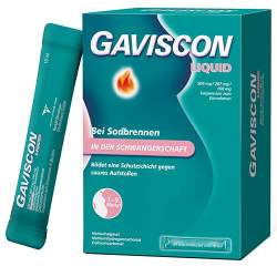 Gaviscon® Liquid 500 mg/267 mg/160 mg Suspension zum Einnehmen 24x10ml Beutel