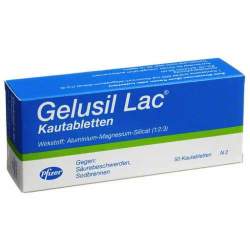 Gelusil Lac®, 500 mg, 50 Kautabletten