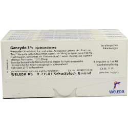 Gencydo® 3% Inj.-Lsg. Weleda 48 Amp.