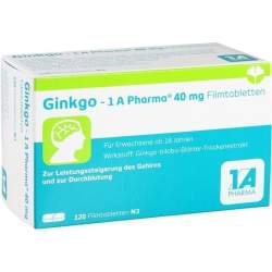 Ginkgo - 1 A Pharma® 40 mg 120 Filmtbl.