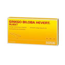 Ginkgo Biloba Hevert Injekt 10 Amp.