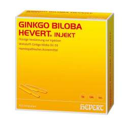 Ginkgo Biloba Hevert Injekt 100 Amp.