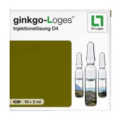 ginkgo-Loges Injektionslösung D4 10x2ml Amp.