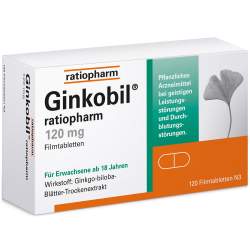 Ginkobil ratio 120mg Fta