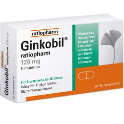 Ginkobil® ratiopharm 120mg 60 Filmtbl.