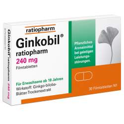 Ginkobil® ratiopharm 240 mg 30 Filmtbl.