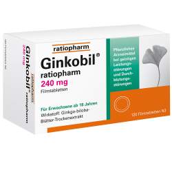 Ginkobil® ratiopharm 240mg 120 Filmtbl.