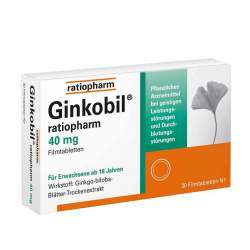 Ginkobil® ratiopharm 40mg 30 Filmtbl.