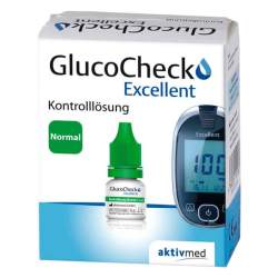 GLUCO CHECK Excellent Kontrolllösung normal