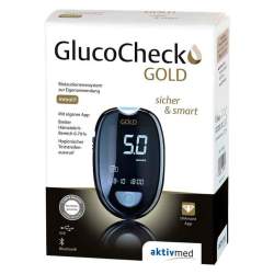 GLUCO CHECK GOLD Blutzuckermessgerät Set mmol/l