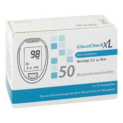 GLUCO CHECK XL Blutzuckerteststreifen