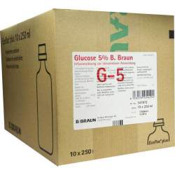 Glucose 5% B.Braun Ecoflac Plus 10x250ml