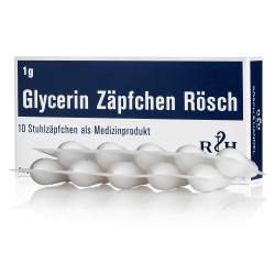 GLYCERIN ZÄPFCHEN Rösch 1 g gegen Verstopfung