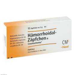 Hämorrhoidal Zäpfchen N Cosmochema 12 Supp.