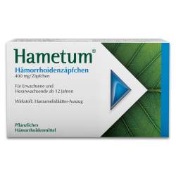 Hametum® Hämorrhoidenzäpfchen 25 Zäpf.