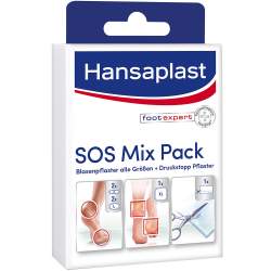 HANSAPLAST Blasen-Pflaster SOS Mix 6 Pflaster