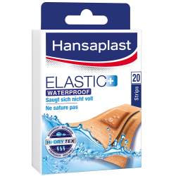 HANSAPLAST ELASTIC + Waterproof 14 Strips 21 x 65 mm + 6 Strips 30 x 65 mm