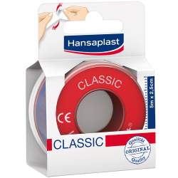 HANSAPLAST Fixierpflaster CLASSIC 1x 5 m x 2,5 cm