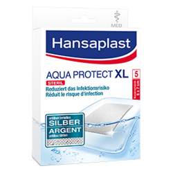 HANSAPLAST MED Aqua Protect XL 5 Strips 6 cm x 7 cm