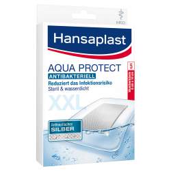 HANSAPLAST MED Aqua Protect XXL 5 Strips 8 cm x 10 cm