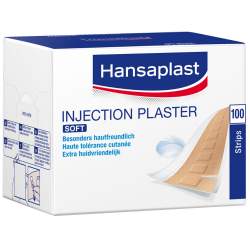 HANSAPLAST Soft Injektionspflaster Strips 1,9x4,0cm 100 St.