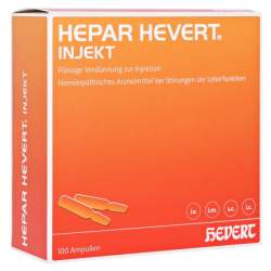 Hepar Hevert injekt 100x2ml Amp.