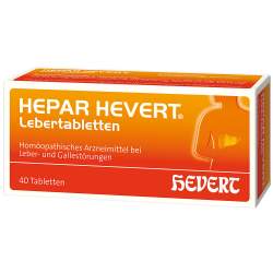 Hepar Hevert Lebertabletten 40 Tbl.