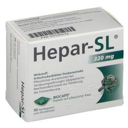Hepar-SL® 320mg Hartkapseln 50 Hartkaps.