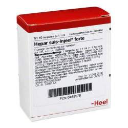 Hepar suis-Injeel forte 10 Amp. Inj.-Lsg.