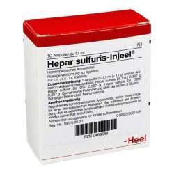 Hepar sulfuris-Injeel 10 Amp. Inj.-Lsg.